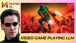 LLM Plays Games in the Matrix | MistralAI DOOM LLM
