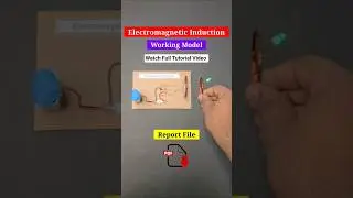 Electromagnetic Induction Working Model | Physics Project Working Model Class 12 #scienceproject