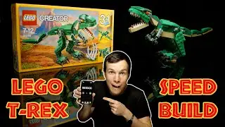 LEGO TREX SPEED BUILD | Lego Mighty Dinosaurs 3 in 1