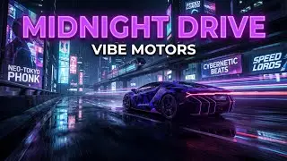VIBE MOTORS &mdash; Midnight Drive | Night City Phonk / Deep House Music Video