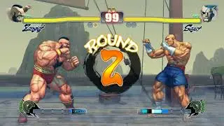 Zangief VS Sagat, Who win ? - Street Fighter IV