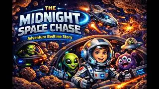 Ashaz and the Midnight Space Chase 🚀 | Bedtime Story for Kids | AudioNanny 