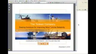 Better Bearings for Wind Turbine Reliability (Webinar)