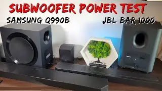 Extreme Bass Test JBL BAR 1000 Soundbar VS Samsung Q990b Soundbar