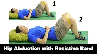 Hip Abduction with a Resistive Band in Hooklying - Ask Doctor Jo
