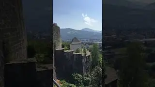 Eric Clark's Travel Videos - Salzburg Austria Castle - View from the top of the Castle Wall