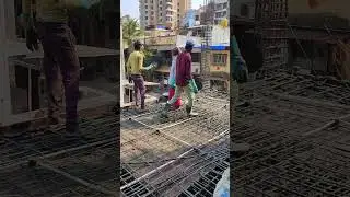Beam lapping zone on site beam/ house construction #beam #lapping #construction