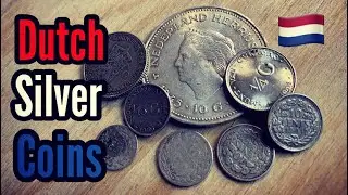 Dutch silver coins. Coin collecting & silver stacking.