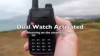 TYT TH-UVF9D VHF UHF radio listening to marine band