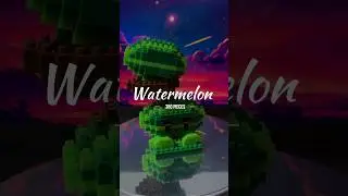 Nano blocks mini bricks collection #watermelon #lego #diy #brick #toys #plantsvszombies
