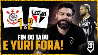 CORINTHIANS 1X2 SÃO PAULO - TIME FROUXO E CAGALHÃO, AUGUSTO FALADOR E TABU QUEBRADO!!