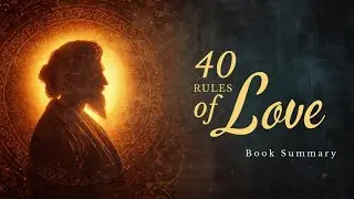 Spiritual Wisdom & Modern Love: The Forty Rules of Love Summary & Breakdown 📚 #40rulesoflove 