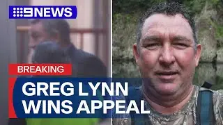 Greg Lynn has murder conviction QUASHED and will face retrial | 9 News Australia