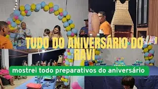FIZ O ANIVERSÁRIO DO MEU SOBRINHO. MOSTREI TUDO DOS PREPARATIVOS.