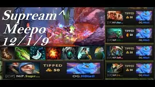 Supream^ Meepo - Congrats to N0tail! - OG vs NiP Full Game2 - Dota2 - Birmingham