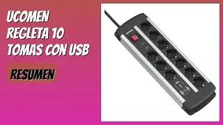 RESE&Ntilde;A (2026) : UCOMEN Regleta 10 Tomas con USB. DETALLES