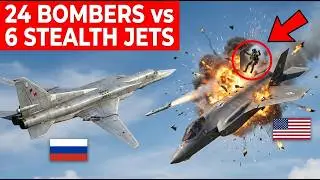 Russia Sends 24 Nuclear Bombers to Alaska &mdash; 6 Stealth Fighters Stop Them Cold