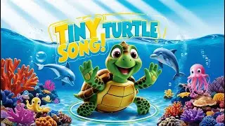 🎵 Tiny Turtle Kids Song | Sing Along for Little Ones!