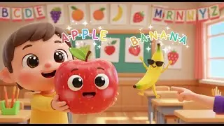 Fruit Fiesta Spelling Song A-Z for Kids | ABC Song, Fruit ABC Nursery Rhymes & Baby Songs 🍎🍌🍓🎶