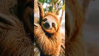 Ленивец &mdash; самое медленное животное и его секрет выживания #ленивец #животные #wildlife #shorst