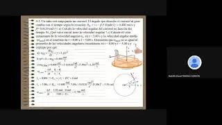 Rotación de Cuerpos Rígidos y ejercicio 09.05 - Sears-Zemansky - Física Universitaria