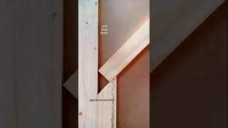 One Genius Cut That Locks Wood Angles Perfectly #howto #wood #work #shortvideo #shorts #art #fit