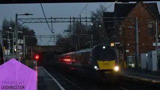 Trains at Uddingston 16/12/2025