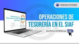 Curso SIAF - Certificación y Compromiso Anual - Tesorería SIAF 1