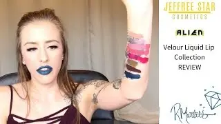 Jeffree Star Cosmetics Alien Holiday Velour Liquid Lip Collection Review - Better Late Than Never