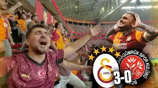 ICARDI GERİ DÖNDÜ STADYUM ÇILDIRDI OSIMHEN KIŞKIRTMA | Galatasaray 3-0 F. Karagümrük Stad Vlog