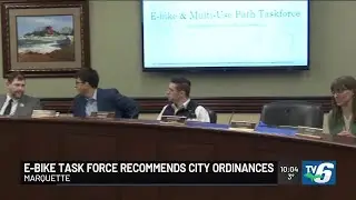 E-Bike Task Force gives Marquette City Commission ordinance recommendations