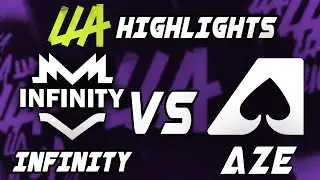 Infinity Esports vs Team Aze Desempate highlights - LEAGUE OF LEGENDS - LLA 2022 JORNADA 14