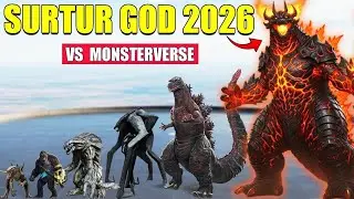 Surtur Godzilla The Real Size of All Monsterverse 3D Comparison