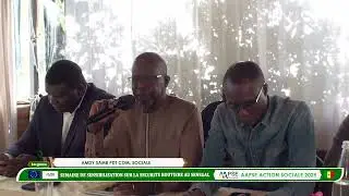 AAPSE ACTION SOCIALE 2025 L'APPEL DU PR&Eacute;SIDENT DE LA COMMISSION SOCIALE AMDY SAMB