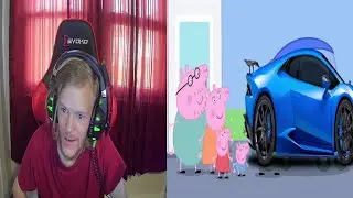 Reaction - Peppa Pig BUYS a LAMBORGHINI!