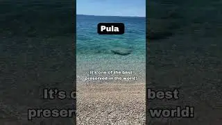 Town in Croatia called Pula 🇭🇷 #croatia #summer #fact #travel #adriaticsea #pula