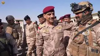رئيس أركان الجيش يزور قاطع قيادة فرقة المشاة الرابعة عشرة في مخمور