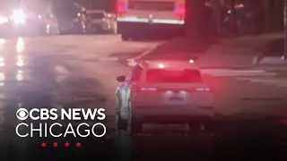 Viaducts flooded in Chicago after heavy rainfall