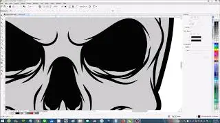 How to Draw Skull in Coreldraw