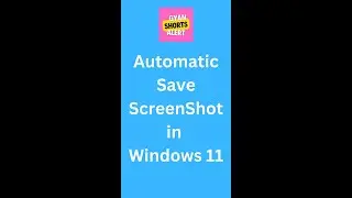 windows11 screenshot automatic save #shorts