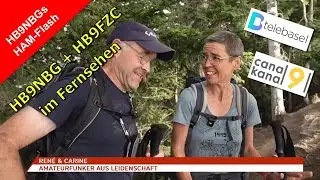 Amateurfunk im Fernsehen &ndash; HB9NBG+HB9FZC bei TeleBasel und Canal 9