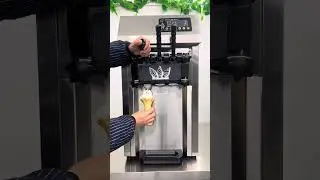 How to Make a Rose-Shaped Ice Cream Cone! 🌹🍦 Featuring Zhim SCA126 Soft Serve Machine