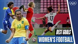 Incredible women's football goals at the Olympics! ⚽️