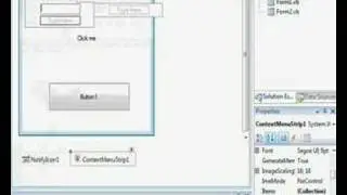 Visual basic: Tutorial 8 - How to make two forms & a notifyicon with contextmenu