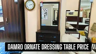 Damro Dressing Table Price with Storage Racks | Looks | Ornate Model | Damro Furniture Tirupati