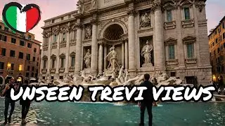 Trevi Fountain, Rome ITALY: Iconic Walking Tour Through Rome's Culture & Landmarks 4K