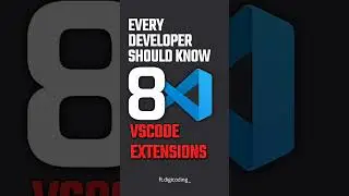 8 Useful VS code extensions for developers.