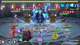 How to auto Poseidon - TOA Hard 50 : Summoners War