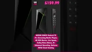 NVIDIA SHIELD Android TV Pro Streaming Media Player; 4K HDR Movies, Live Sports, Dolby Vision...