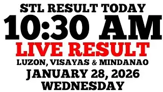 STL Result Today 10:30 AM Draw January 28, 2026 Wednesday STL Luzon, Visayas, Mindanao LIVE Result